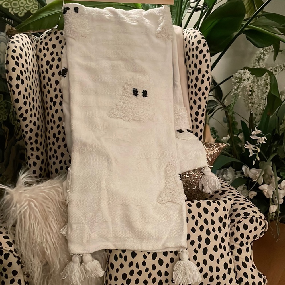 Rachel Zoe ghost throw blanket